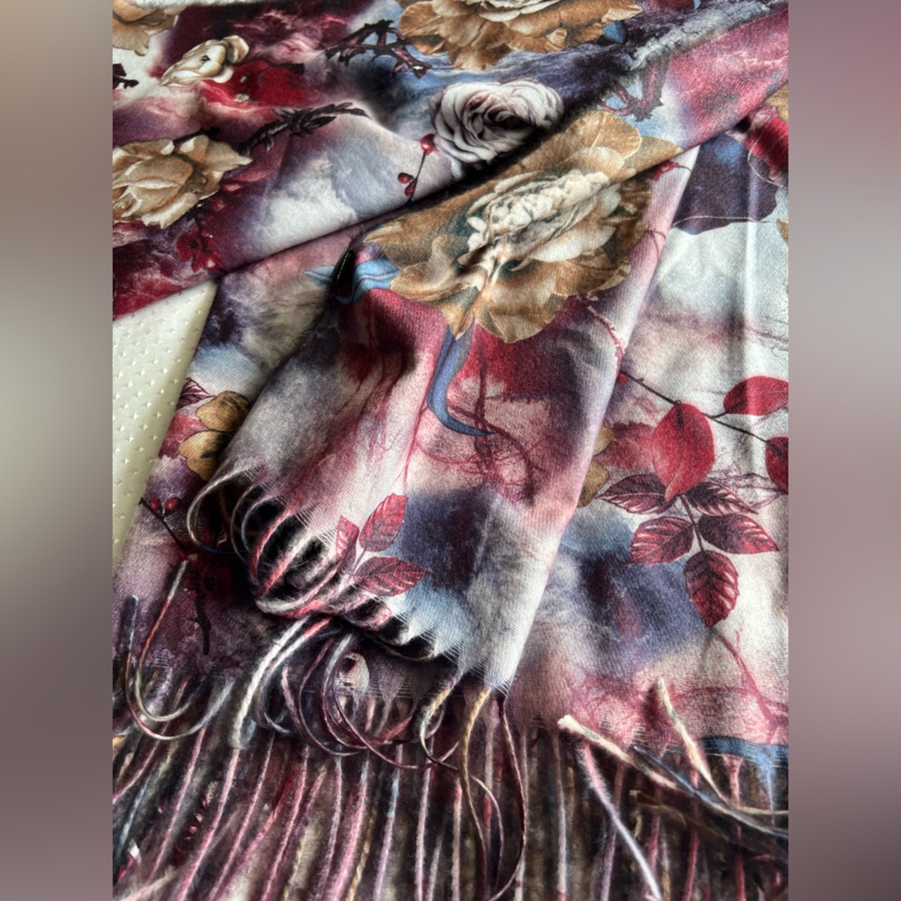 Huge Cashmere/cotton Shawl